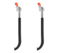 minkissy Wheelchair Push Handle Extender with Rotatable Metal Armrest Riser Extension for Better Control and Ergonomic Comfort, Suitable for Family and Hospital Use, Compatible Random Color