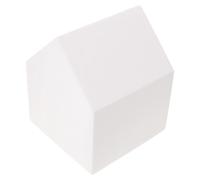 minkissy White Foam House Figurines for DIY Craft Projects, Easy Handling and Flexible Display, 20cm White Foam Shapes for Table Centrepiece Decorations and Classroom Arts and Crafts