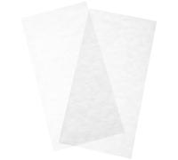 minkissy White Iridescent Guitar Fretboard Inlay Material 2pcs Rectangle Seashell Sheet for Guitar and Bass Fingerboard Restoration