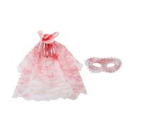 minkissy Women Elegant Rose Lace Design Comfortable Mesh Polyester Material Versatile Accessory for Halloween Party and Wedding Themes