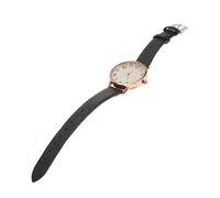 minkissy Women Wrist Watch Ultra Thin Alloy Quartz Bracelet Minimalist Easy Reader Casual Watch with Black Velvet Strap for Women