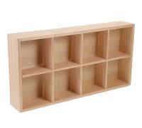 minkissy Wood Compartment Storage Box for Tea Bags, Snacks and Cookies