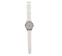 minkissy Wood Grain Pattern Quartz Wrist Watch for Women Classic Simple Style with Leather Strap Comfortable Using Experience Precise Time Keeping for Casual Event and Daily Wearing