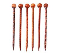 Minkissy Wood Hair Sticks, 6pcs Chinese Hair Chopsticks pin Japanese Chopsticks Sticks Jewelry Accessories