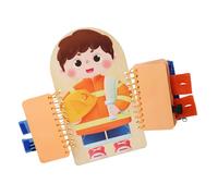 minkissy Wooden Busy Board for Years Educational Sensory Activity Board Developing Fine Motor Skills and Logical Thinking Montessori Learning