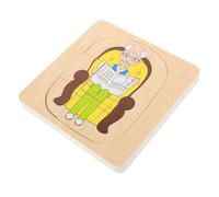 minkissy Wooden Educational Puzzle Set Montessori Learning for Early Educational Wooden Peg Puzzle Enhances Cognitive Skills Creativity and Fine Motor Development