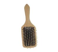 minkissy Wooden Hair Brush Comb Massager Detangler Bristles for Shiny Healthy Hair