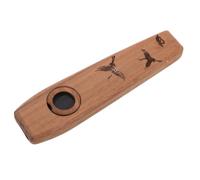 minkissy Wooden Kazoo Musical Instrument for Solo Performances with Easy to Use Design and Versatile Use, Made from Quality Wood and Partnering with Ukuleles or Other Instruments