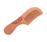 minkissy Wooden Long Handle Comb for Women Men and Beard Grooming Detangling Comb Wide Teeth Lightweight and Portable for Hair Care and Scalp Massage