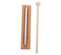 minkissy Wooden Musical Percussion Instrument with Mallet for Meditation Chimes to Train Listening Ability Enhance Musicality Concentration and Interaction