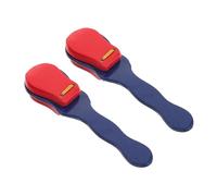 minkissy Wooden Orff Castanets for Early Education Rhythm Instrument Musical Instrument for Preschool Classroom Activities Interactive Learning and Group Harmony