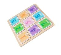 minkissy Wooden Peg Puzzle for Educational Animal Memory Board with Smooth Edges Montessori for Hand Eye Coordination and Creative Thinking Development Suitable for Early Learning