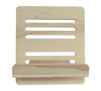 minkissy Wooden Portable Music Stand Tabletop Sheet Music Rack Portable Book Holder for Household and Desktop Use