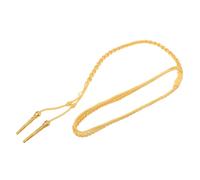 minkissy Yellow Tassel Shoulder Aiguillette Cord for Uniforms, Braided Cloth Material Vibrant Colour and Sturdy Design, for Celebrations and Wedding Teams Accessory
