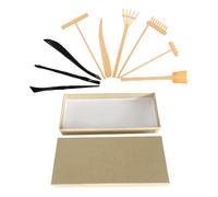 minkissy Zen Garden Rakes Set Miniature Sand Art Tools for Desk DIY Meditation Compact Design for Mindfulness and Relaxation Artistic Sand Tray Accessories for Tranquil Workspace