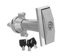 minkissy Zinc Alloy T-Handle Lock for Commercial Water Vending Machines Replacement Security Lock with Keys T-Shaped Suitable for Snack and Candy Machines