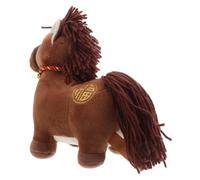 minkissy Zodiac Horse Plush Chinese Year Stuffed Animal Statue Desktop Doll Ornament for Home Car Decoration Cultural Awareness Blessing Meticulously Crafted Souvenir
