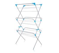 Minky 3 Tier Extra Wide Indoor Airer, 18 m of drying space, Silver
