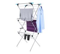 Minky 3 Tier Plus Clothes Airer, Silver