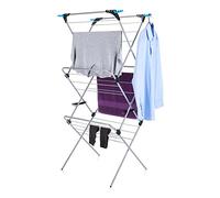 Minky 3 Tier Plus Clothes Airer, Silver