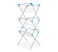 Minky 3 Tier Indoor Airer with Drying Space, Metal, Silver, 15 m