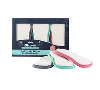Minky TT78790300 M Cloth Anti-Bacterial Cleaning Pad 3 Pack - Grey, Pink, Green, One Size