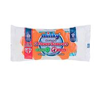 Minky Antibacterial Scouring Pads (Pack Of 2) Orange (One Size)