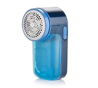 Minky Bobble Remover, Lint & Fluff Remover, Suitable for All Garments, Includes Built-in Lint Brush, Battery Operated, Compact Design, Fabric Bobble Remover, Blue