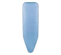 Minky Deluxe Reflector Ironing Board Cover, Ironing Board Covers 122 x 38 cm, Drawstring & Extra Thick Felt Pad, 100% Cotton, Washing Machine Safe, Blue, Made in the UK