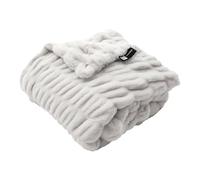 Minky Designs Faux Fur Minky Blanket - Super Soft, Fluffy & Fuzzy Throw for Couch, Bed, or Home Décor - Perfect for Adults, Teens & Kids (Chic | Polar Bear)