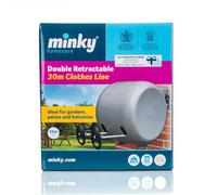 Minky Double Retractable Clothes Line 2 X 15M One Colour (One Size)