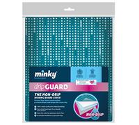 Minky Drip Guard Ironing Board Cover, Drawstring The Non Drip Ironing Board Cover 122 x 38 cm - 122 x 43 cm, 100% Cotton, 4 Layer Construction, Foam Padding, Made In The UK