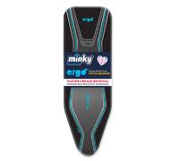 Minky Ergo Extra Thick Elasticated Replacement Ironing Board Cover, Black, 122 x