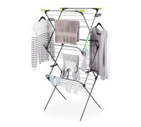 Minky Ergo Supreme Sure Grip 3 Tier Airer, Clothes Drying Rack For Indoor & Outdoor Use, Foldable Airer with Large 27m Capacity, Drying Rack with Non