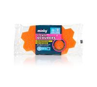 Minky Flower Scourer | Dish Sponge for Washing up | Non Scratch Sponges | Cleaning Scourer | Cleaning Products | Household Supplies | Sponges Washing up | Washing Up Sponge