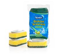 Minky Heavy Duty Dish Jet Scourers, Non-Scratch, Suitable for All Hard Surfaces, 3pk