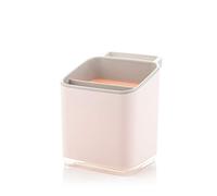 Minky Homecare Sink Caddy-Sponge Holder with Removable Tray, Rail for Cloths, and Drainage Spout Small Footprint Organizer for Kitchen Accessories-Made in UK, One Size, Pink
