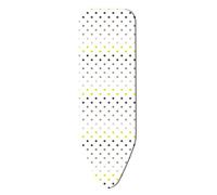 Minky Homecare SmartFit Ironing Board Cover and Pad with Thick Felt Backing for Smoother Ironing - 49 x 17 inches