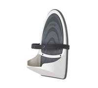 Minky Homecare SureGRIP Heat Resistant Universal Iron Holder - Ironing Storage with Adjustable Safety Strap and Cable Management (White)