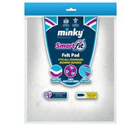 Minky Thick Felt Pad, White, Large
