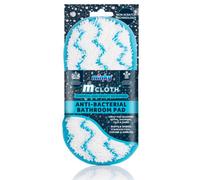 Minky M Cloth Antibacterial Bathroom Cleaning Pad - Dual-Sided Non-Scratch Microfibre Scrubber For Tiles - Glass - Chrome & Shower