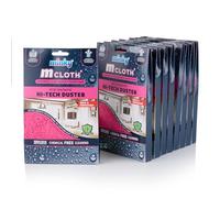 Minky M Cloth Hi-Tech Duster Pack of 9, Microfibre Anti-Bacterial Cleaning Cloth, Multifunctional & Reusable, Super Soft & High Density Microfibres, 30 x 30 cm