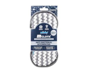 Minky Mcloth Anti Bacterial Dual Sided Kitchen Cleaning Pad Non Scratch Microfiber For Worktops Sinks & Appliances