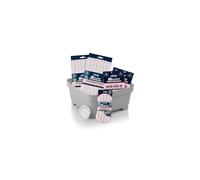 Minky Mcloth Super Soak Up Bundle Washing Up Bowl Super Absorbent Microfibre Cloth Pads and Tea Towels for Kitchen 5 Cleaning Products AntiBacterial