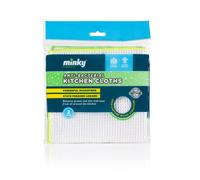 Minky Microfibre 2 Kitchen Cloths Anti-Bacterial