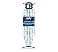 Minky Momentum Ironing Board, Large 122 x 38 cm Surface, Universal Height Adjustment Up to 91, Steam-Flow Mesh, UK Made