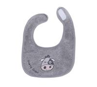 Minky Mooh 100% Terry Cloth Baby Bib - Organic Cotton - Super Absorbent and Soft Burp Bib for Boys and Girls