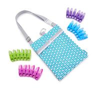 Minky Over Shoulder Peg Bag And Pegs Bundle