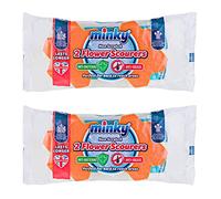 Minky Power Flower Sponge Scourers (2) - Pack of 2