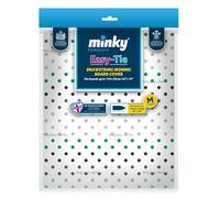 Minky PP22404131 Easy-Tie Drawstring Ironing Board Cover, Assorted Colour, 110 x 35 cm